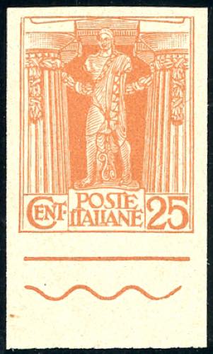 1925 - 25 cent. arancio serie ... 