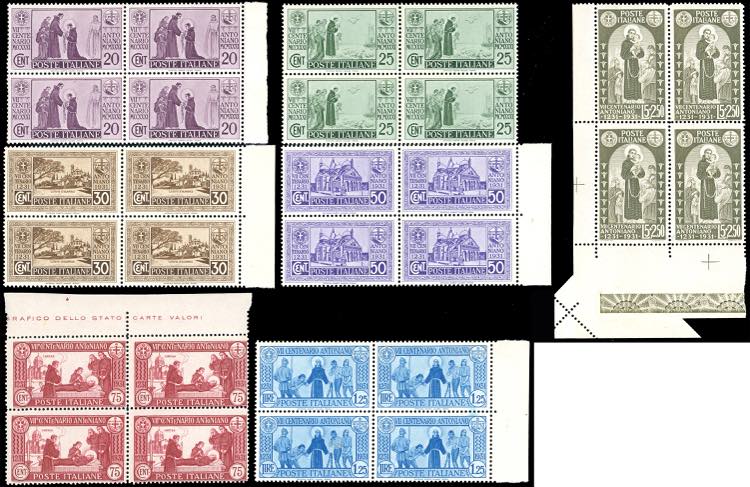 1931 - S. Antonio, serie completa ... 