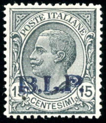 1922 - 15 cent. soprastampato BLP, ... 