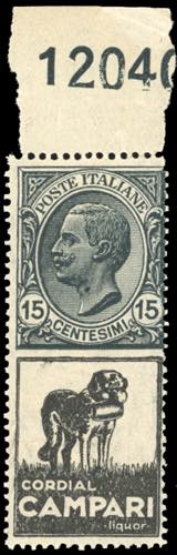 1924 - 15 cent. Cordial Campari ... 