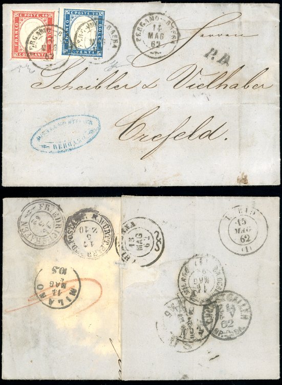 1862 - 40 cent., perfetto, 20 ... 