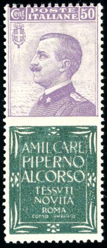 1924 - 50 cent. Piperno (13), ... 