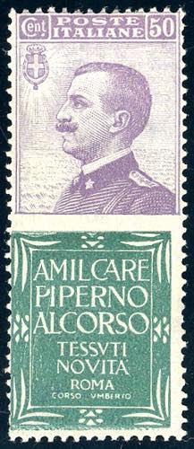1924 - 50 cent. Piperno (13), ... 