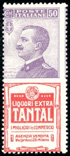 1924 - 50 cent. Tantal (18), gomma ... 