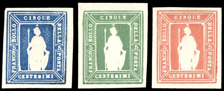 1862 - 5 cent. saggi Thermignon ... 