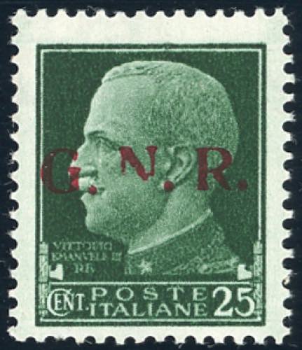 1943 - 25 cent., soprastampa ... 