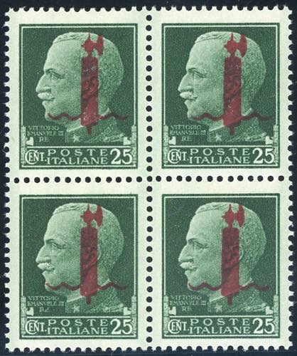 1944 - 25 cent. soprastampato ... 