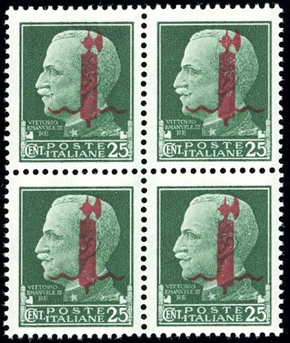 1944 - 25 cent. soprastampato ... 