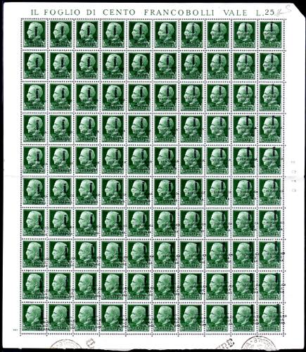 1944 - 25 cent. soprastampato ... 