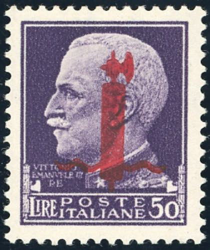 1944 - 50 lire soprastampato ... 