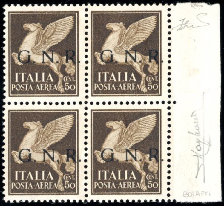 1943 - 50 cent. soprastampa G.N.R. ... 