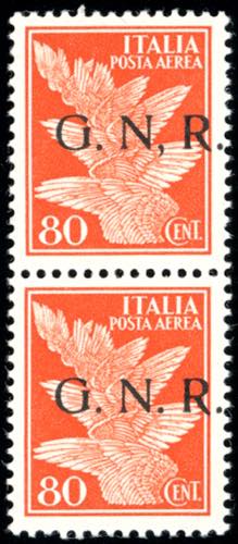 1943 - 80 cent. soprastampa G.N.R. ... 