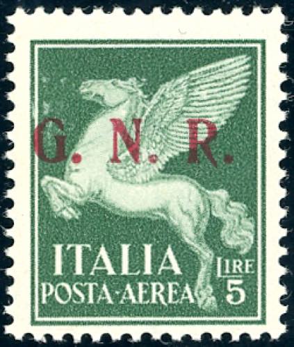 1943 - 5 lire soprastampa G.N.R. ... 