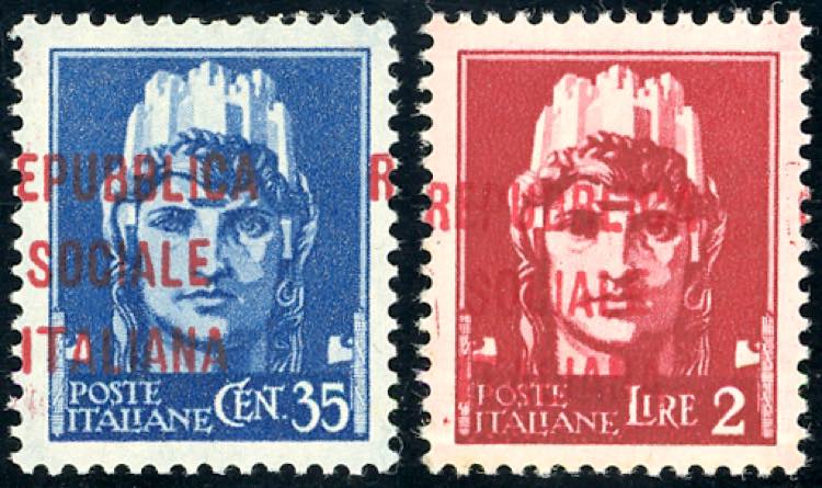 1944 - 35 cent. e 2 lire, ... 