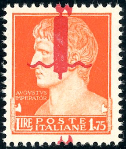 1944 - 1,75 lire, soprastampa ... 