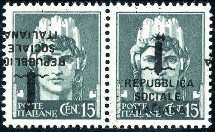 1944 - 15 cent. soprastampato ... 