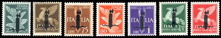 POSTA AEREA 1944 - Soprastampati ... 