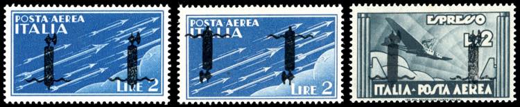 POSTA AEREA 1944 - Soprastampati ... 