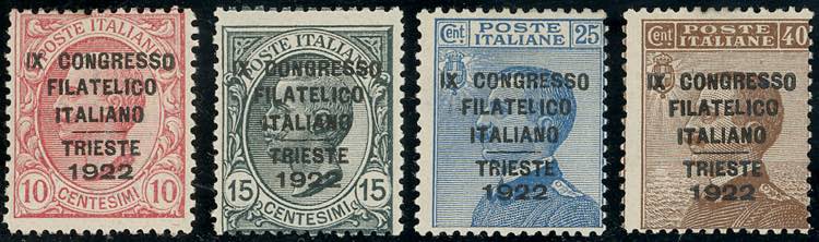 1922 - Congresso Filatelico ... 