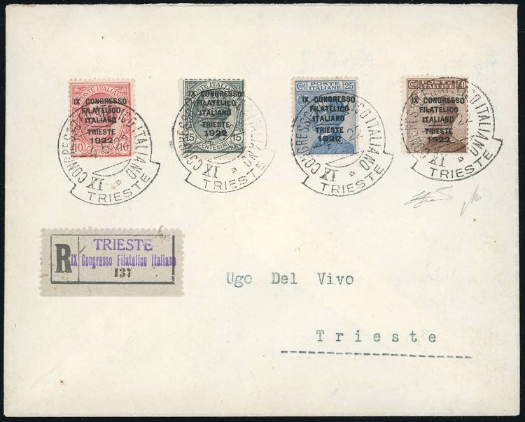 1922 - Congresso Filatelico ... 