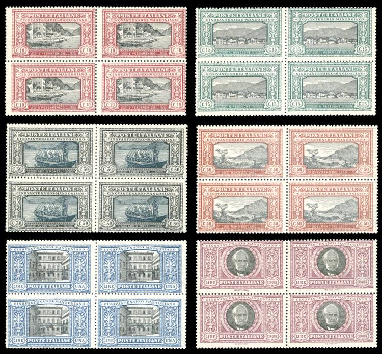 1923 - Manzoni, serie completa ... 