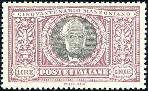 1923 - 5 lire Manzoni (156), ... 