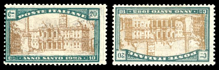 1924 - 20 + 10 cent. Anno Santo ... 