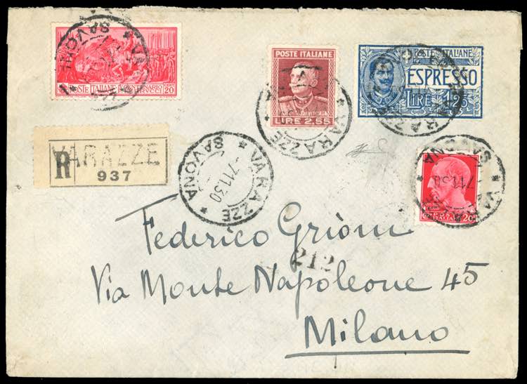 1930 - 2,55 lire Parmeggiani, con ... 