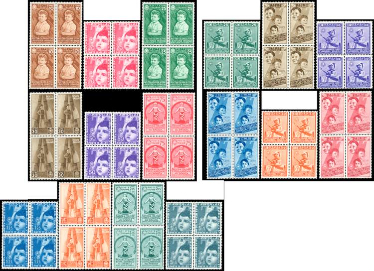 1937 - Colonie estive, serie ... 