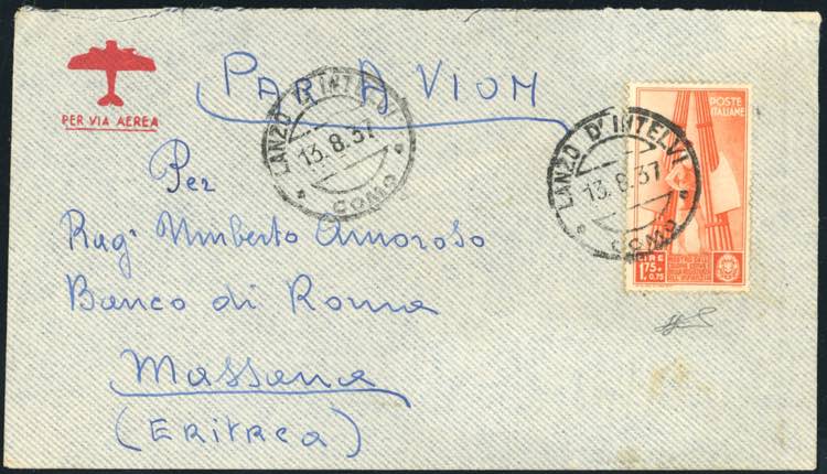 1937 - 1,75 lire + 75 cent. ... 