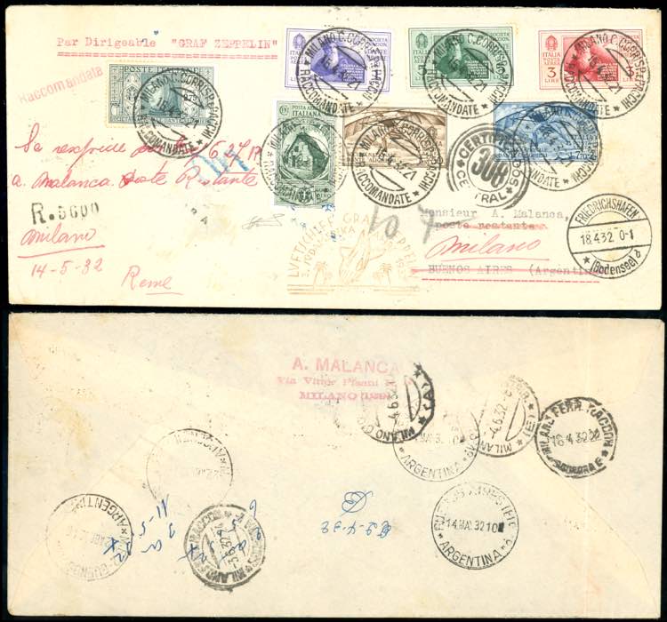 1932 - Dante, aerogramma ... 