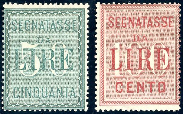 1884 - 50 e 100 lire (15/16), ... 
