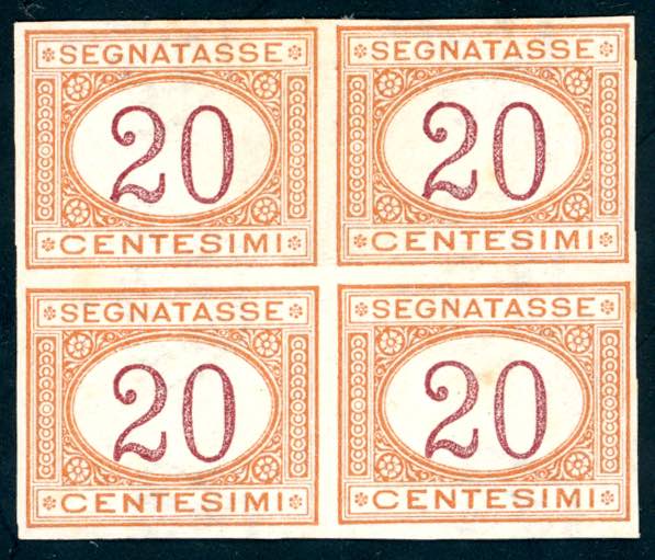1890 - 20 cent. arancio e ... 