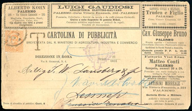 1890 - 20 cent. Umberto I ... 