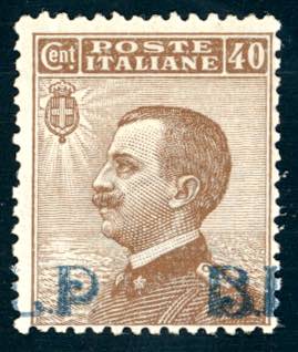 1921 - 40 cent. soprastampato BLP, ... 