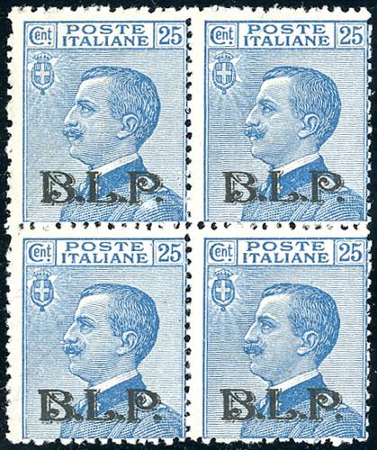 1922 - 25 cent., soprastampa BLP ... 