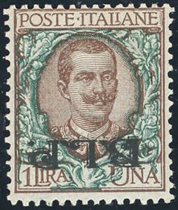 1922 - 1 lira soprastampa BLP del ... 