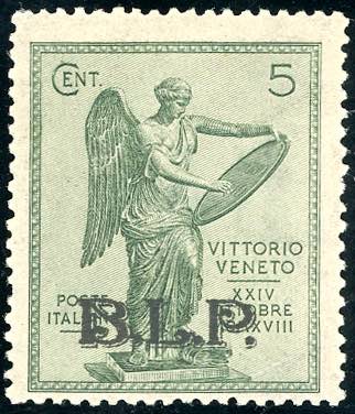 1922 - 5 cent. Vittoria, ... 