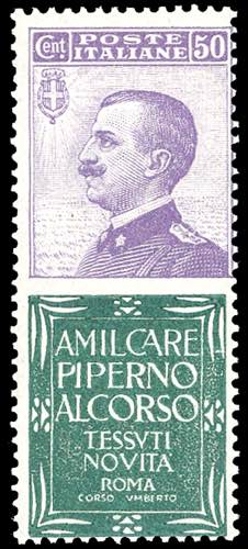 1924 - 50 cent. Piperno (13), ... 