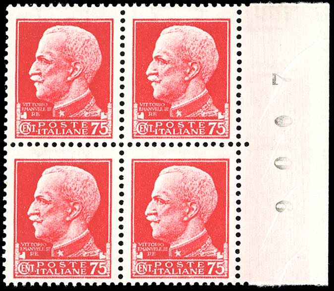 1944 - 75 cent. soprastampa G.N.R. ... 