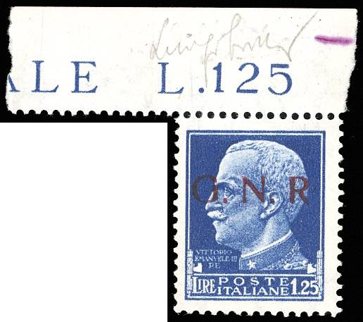 1943 - 1,25 lire soprastampa ... 