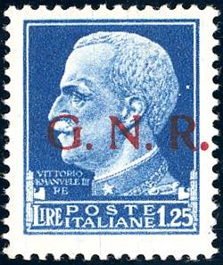 1943 - 1,25 lire soprastampa ... 