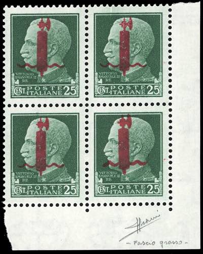 1944 - 25 cent. soprastampato ... 