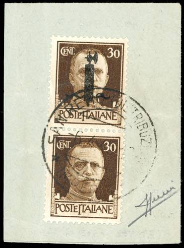 1944 - 30 cent. coppia verticale ... 