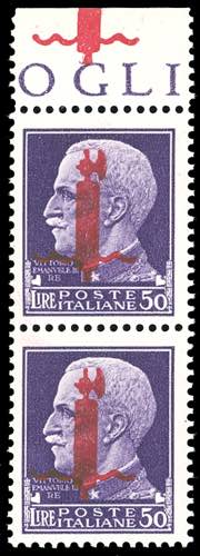 1944 - 50 lire soprastampato ... 