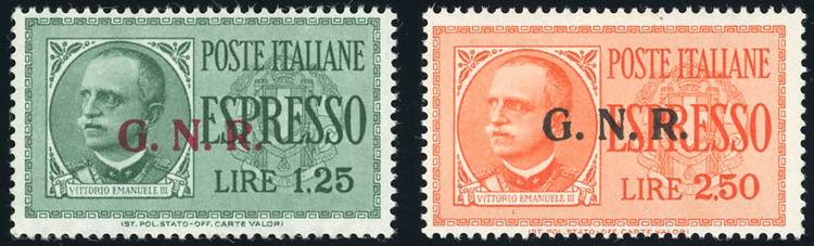 1944 - Soprastampati G.N.R., ... 