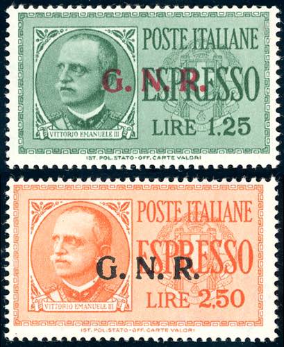 1944 - Soprastampati G.N.R., ... 