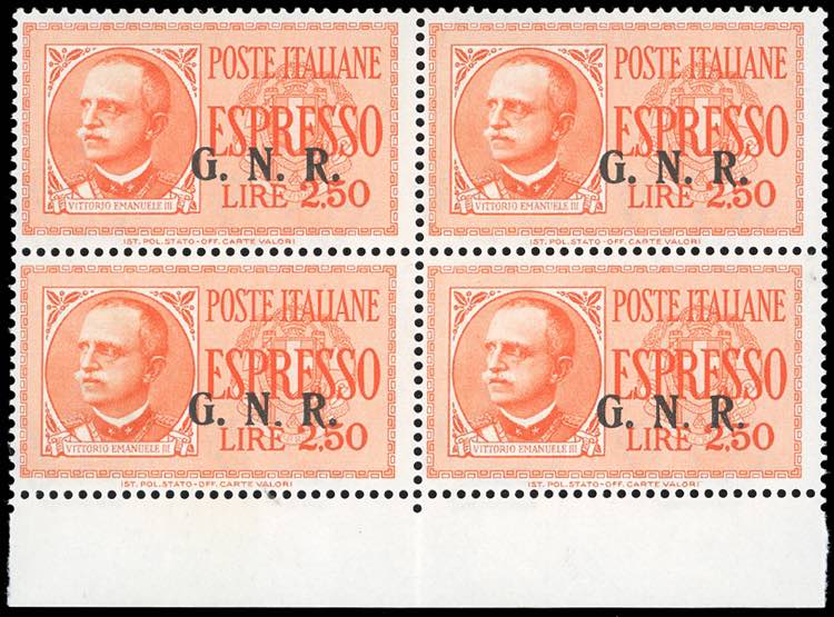 1943 - 2,50 lire soprastampato ... 