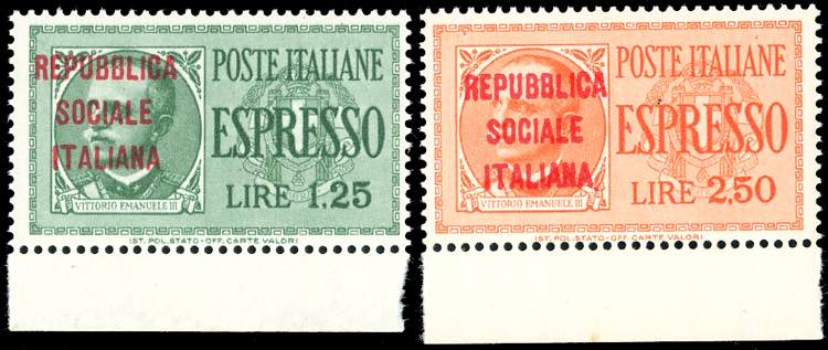 1944 - 1,25 lire su 2,50 lire ... 