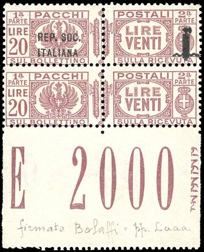 1944 - 20 lire soprastampato, ... 